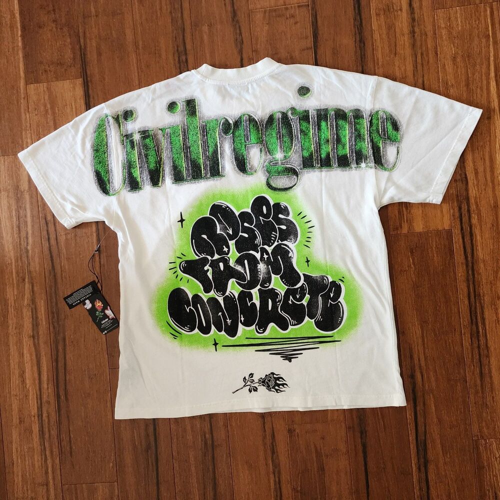 Civil Regime x Teen Titans Go Beast Boy Men's Large Oversized T-Shirt NWT - Picture 2 of 7